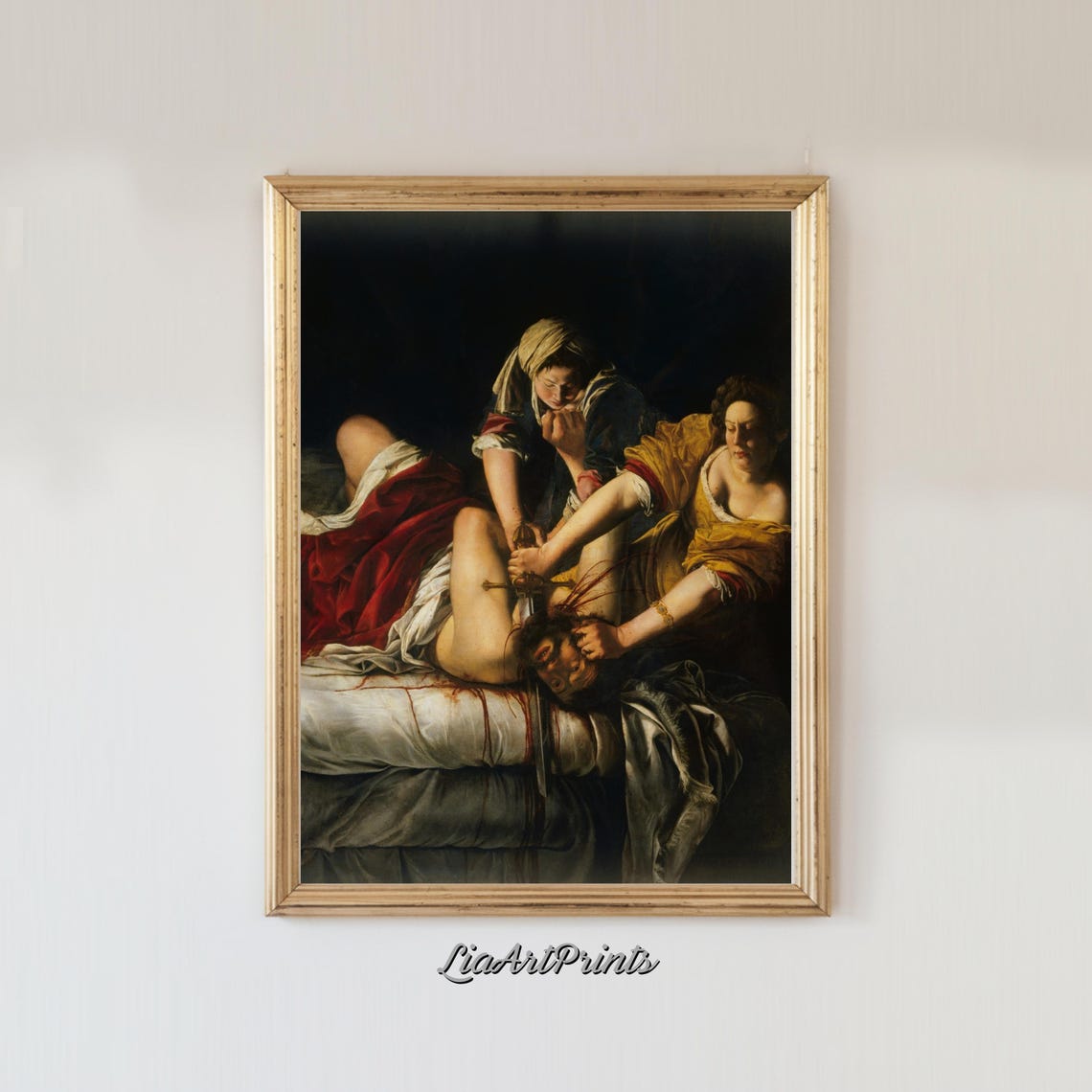 Judith And Holofernes Baroque Art Print - Image 4