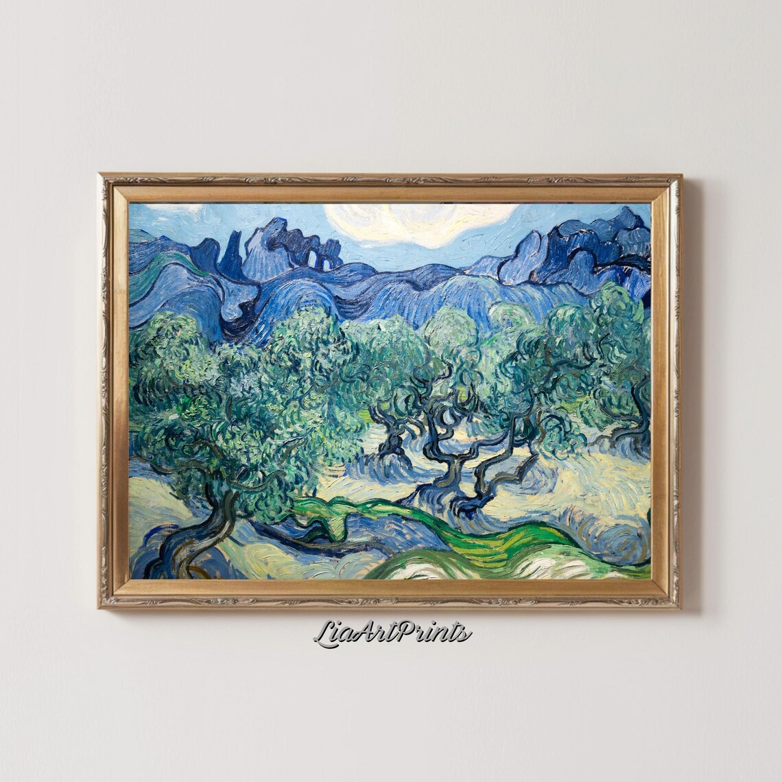 Olive Trees, Expressive Impressionist Landscape Art - Image 3