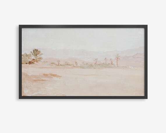 Frame Tv Art Sahara Desert Frame Tv Art Boho Frame Tv Art Sahara Desert Landscape Bohemian Decor Desert Tv Artwork