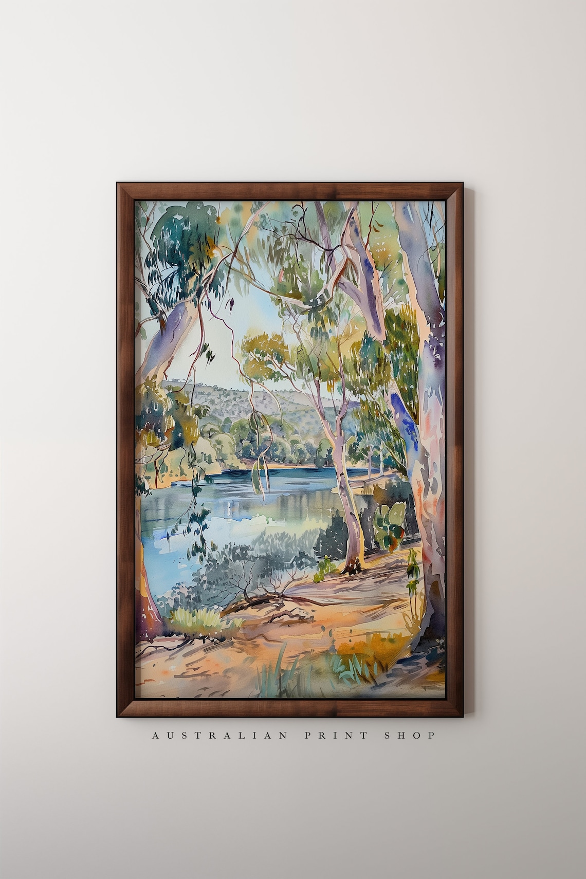 Australian Sunrise Landscape Art Print, Farmhouse Decor - Image 5