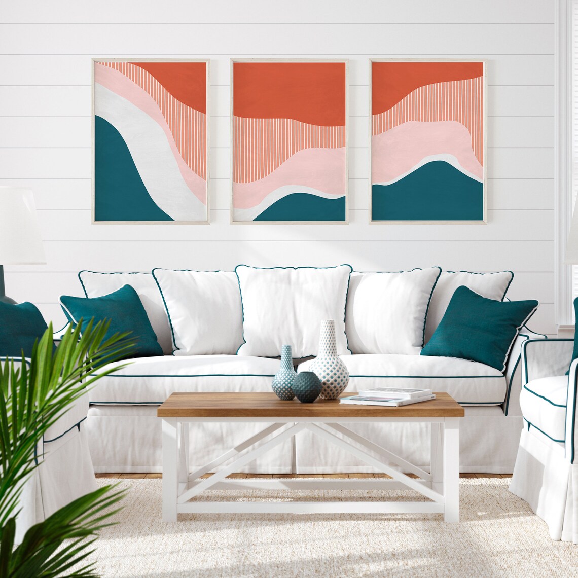 Abstract Bedroom Wall Decor, Boho Farmhouse Style - Image 4