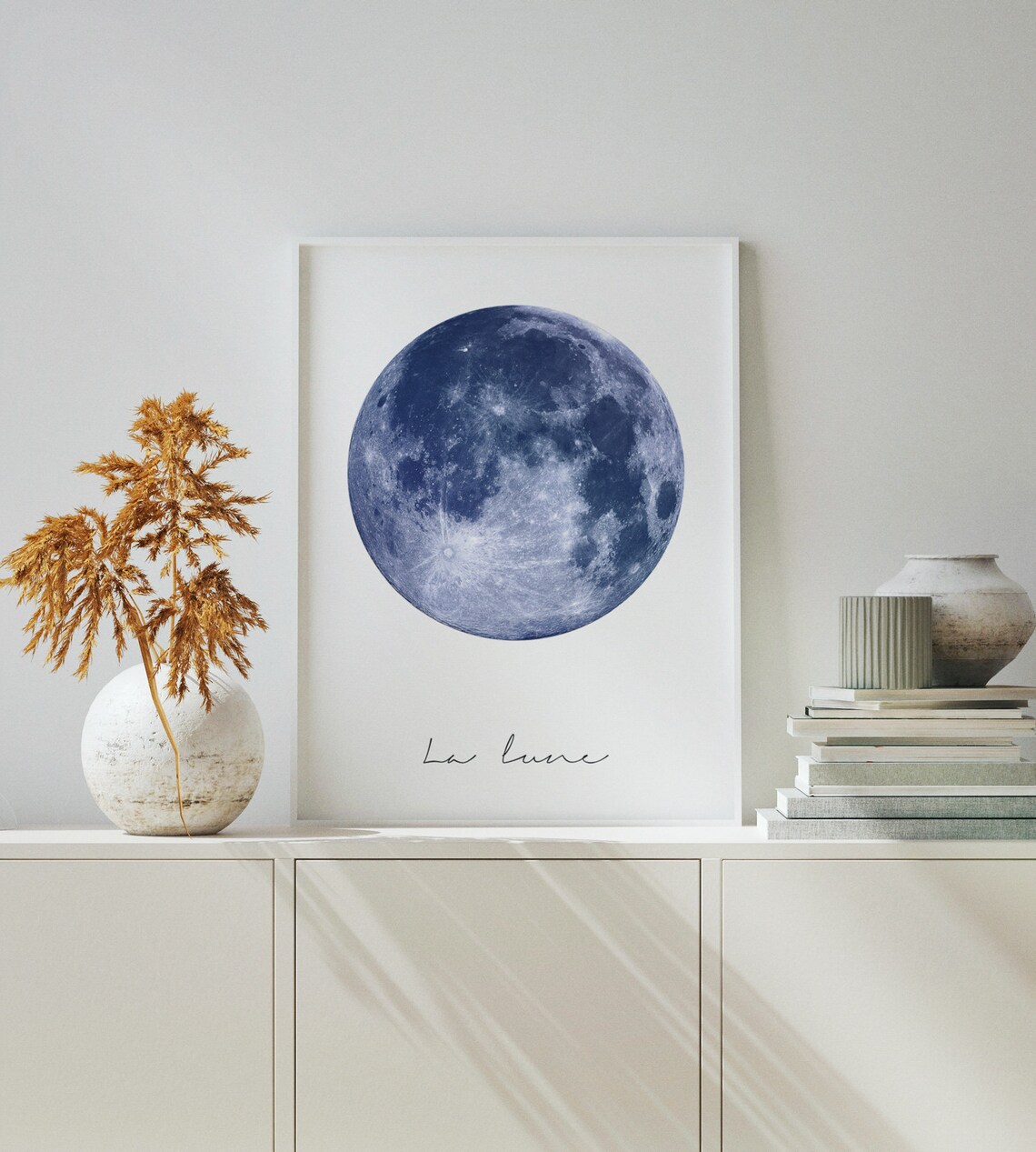 La Lune Moon Poster, Celestial Wall Art Print - Image 3