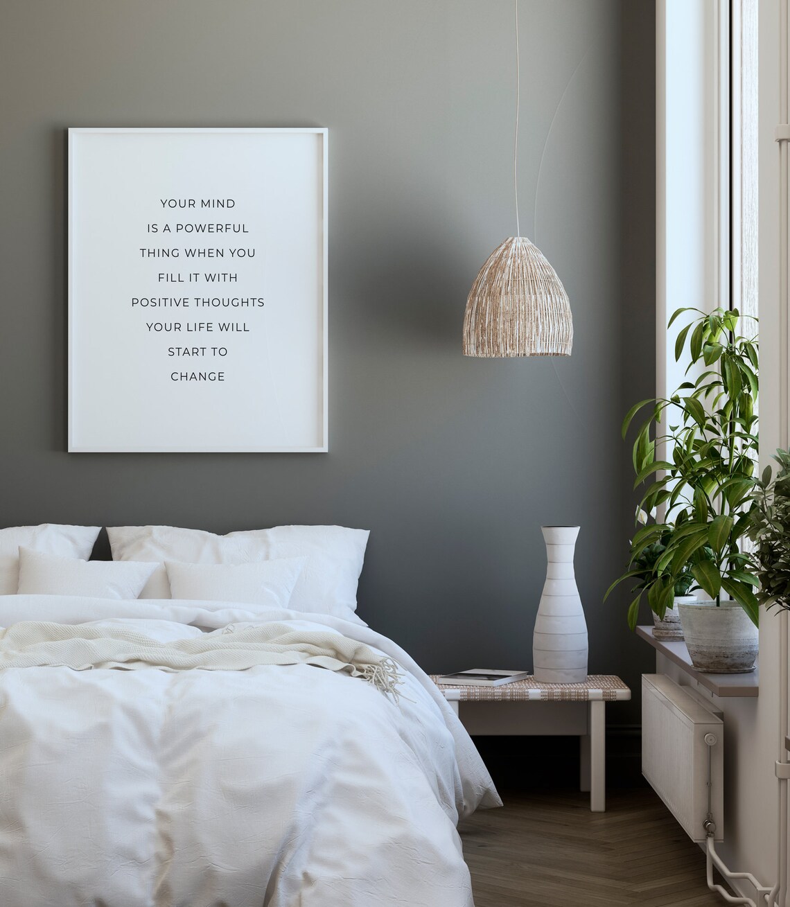 Your Mind Is A Powerful Thing, Motivational Quote Art Print - Image 3