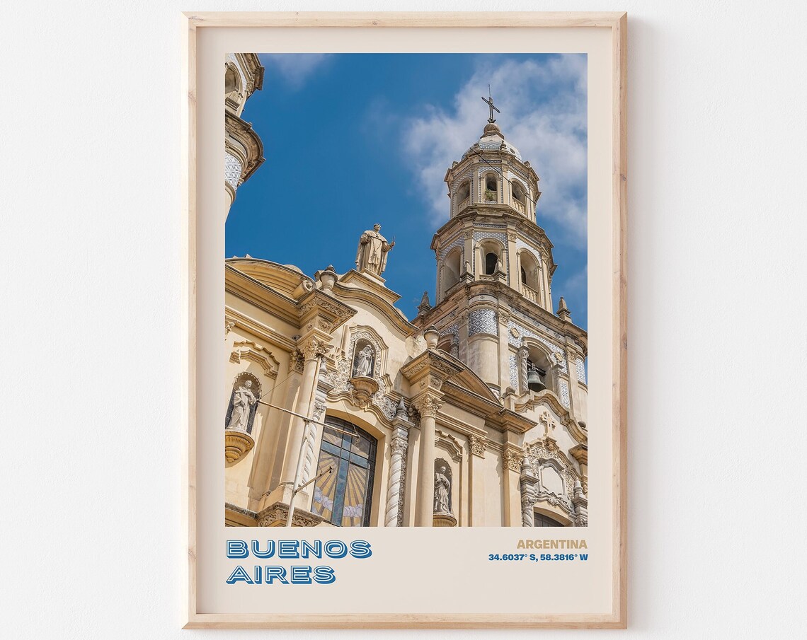 Buenos Aires Travel Poster Buenos Aires Print Buenos Aires Photo Print Buenos Aires Wall Decor Buenos Aires Picture Buenos Aires 5