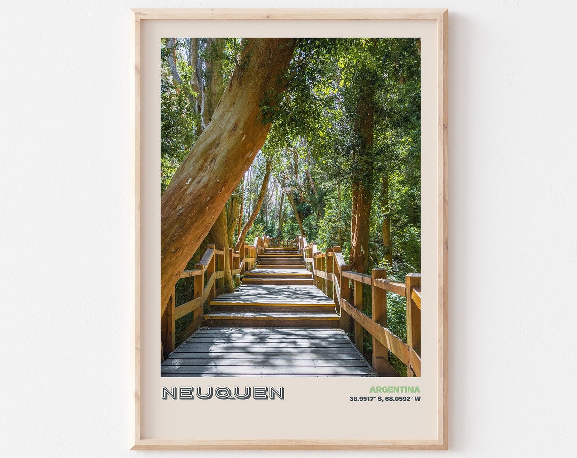 Neuquen Travel Poster Neuquen Print Neuquen Photo Print Neuquen Wall Decor Neuquen Travel Art Argentina Picture Neuquen 1