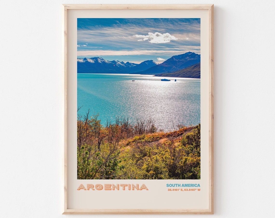 Argentina Travel Poster Argentina Print Argentina Photo Print Argentina Wall Decor Argentina Travel Art Argentina Picture Argentina 13