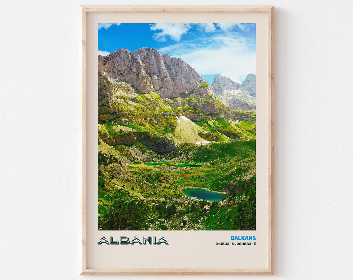 Albania Travel Poster Albania Print Albania Photo Print Albania Wall Decor Albania Travel Art Albania Albania Picture Albania 3