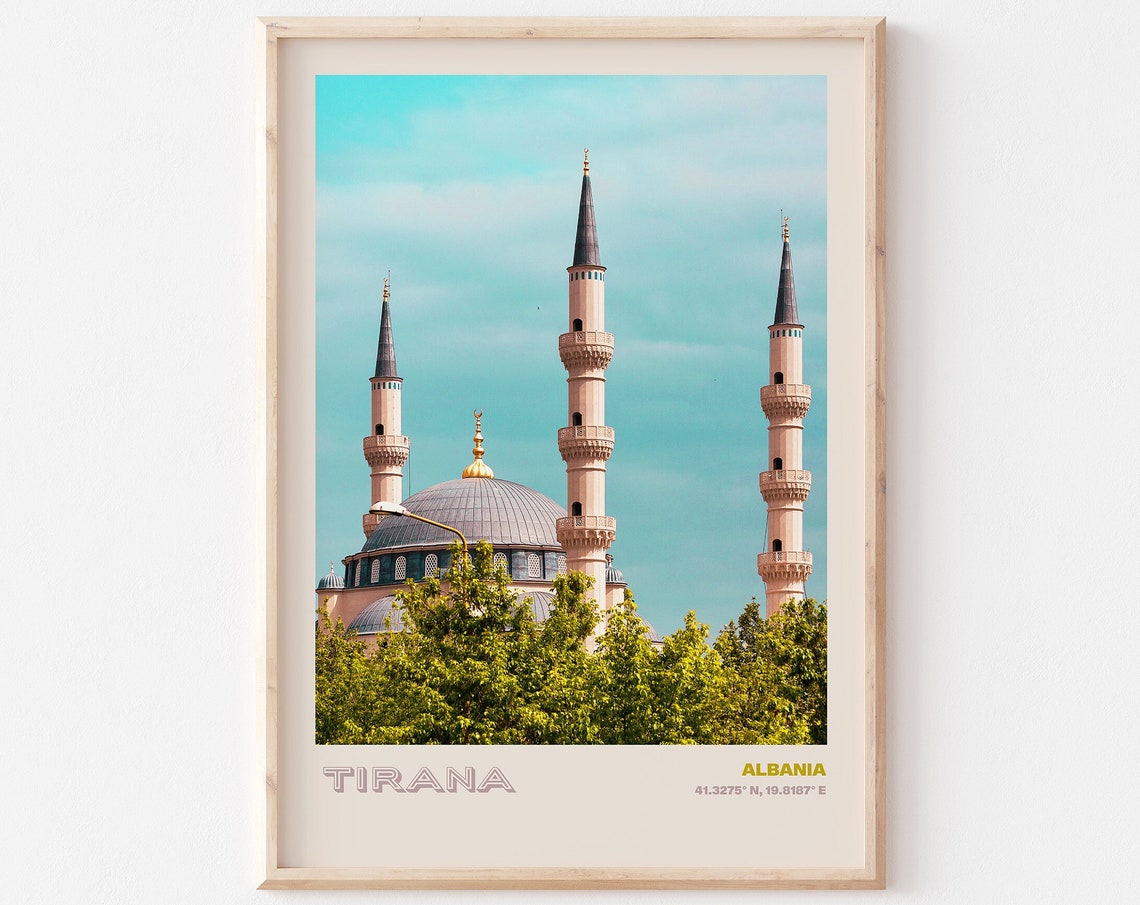 Tirana Travel Poster Tirana Print Tirana Photo Print Tirana Wall Decor Tirana Travel Art Tirana Tirana Picture Tirana 3