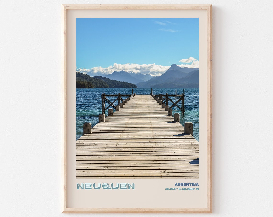 Neuquen Travel Poster Neuquen Print Neuquen Photo Print Neuquen Wall Decor Neuquen Travel Art Argentina Picture Neuquen 5