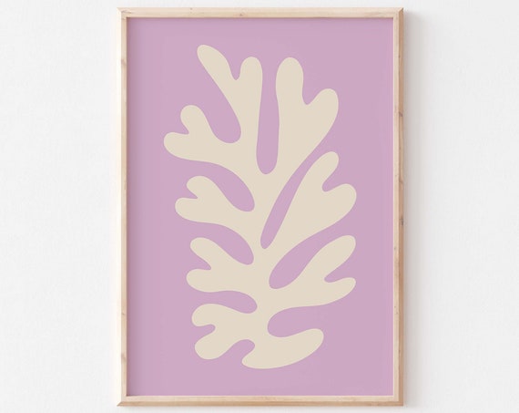 Pretty Lilac Matisse Inspired Art Matisse Cut Outs Matisse Inspired Prints Henri Matisse A5 A4 A3 A2 Gallery Wall Exhibition Museum