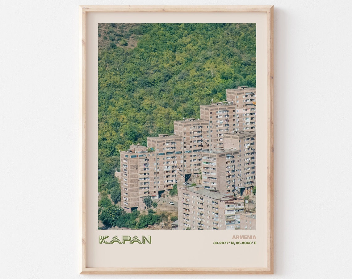 Kapan Travel Poster Kapan Print Kapan Photo Print Kapan Wall Decor Kapan Travel Art Kapan Armenia Picture Kapan 1