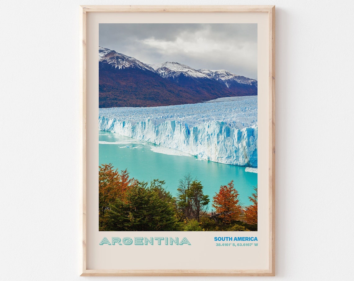 Argentina Travel Poster Argentina Print Argentina Photo Print Argentina Wall Decor Argentina Travel Art Argentina Picture Argentina 1