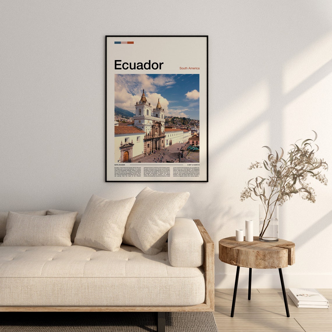 Ecuador Print Ecuador Poster Ecuador Wall Art Ecuador Art Print Ecuador Photo Ecuador Gifts Travel Poster Traveler Gifts - Image 3