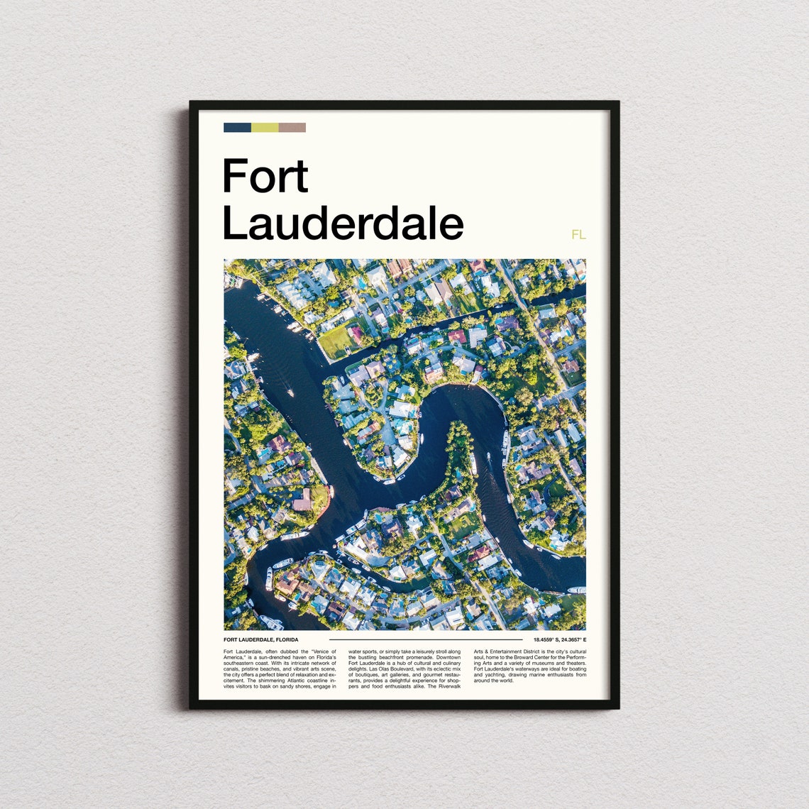Fort Lauderdale Print Fort Lauderdale Poster Fort Lauderdale Wall Art Fort Lauderdale Art Print Fort Lauderdale Photo Florida Prints