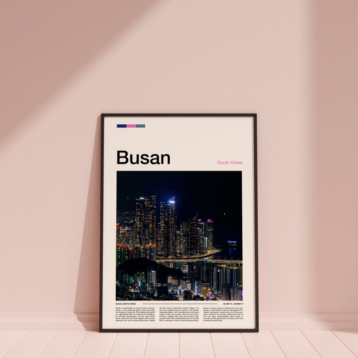 Busan Print Busan Poster Busan Wall Art South Korea Art Print Busan Photo Travel Poster Traveler Gifts Christmas Gifts - Image 4