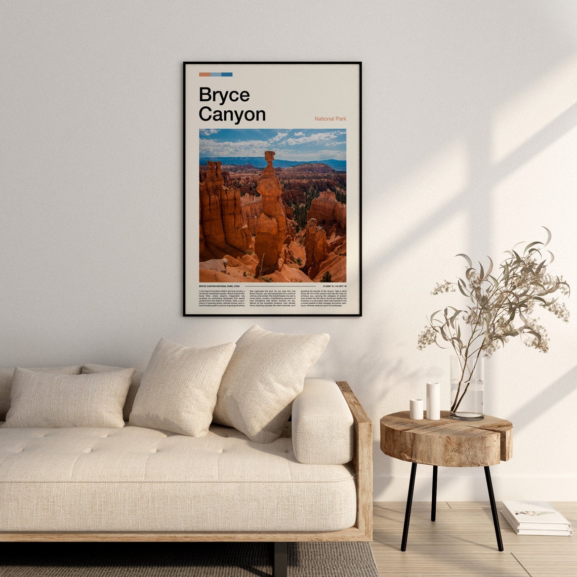 Bryce Canyon Utah Orange Hoodoo Spires Amphitheater Desert Poster - Image 3