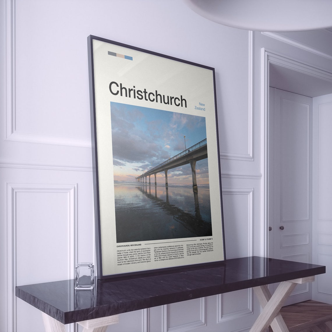 Christchurch Print Christchurch Poster Christchurch Wall Art New Zealand Art Print Christchurch Photo Travel Poster Traveler Gifts - Image 2