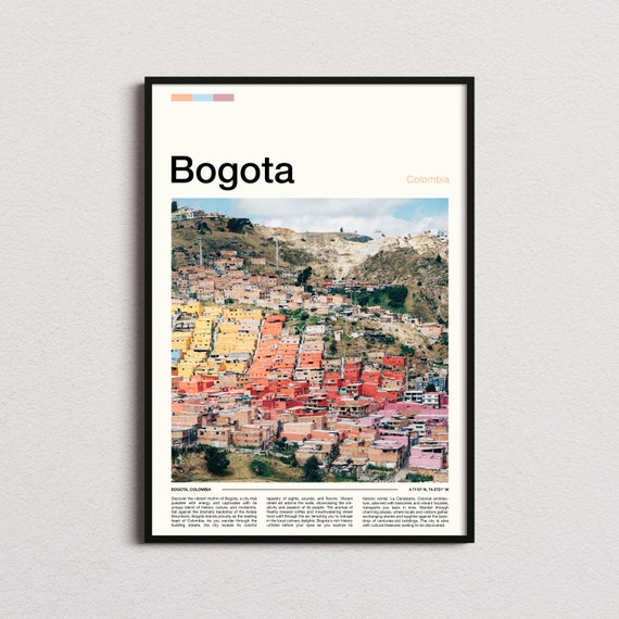 Bogota Print Bogota Poster Bogota Wall Art Colombia Art Print Bogota Photo