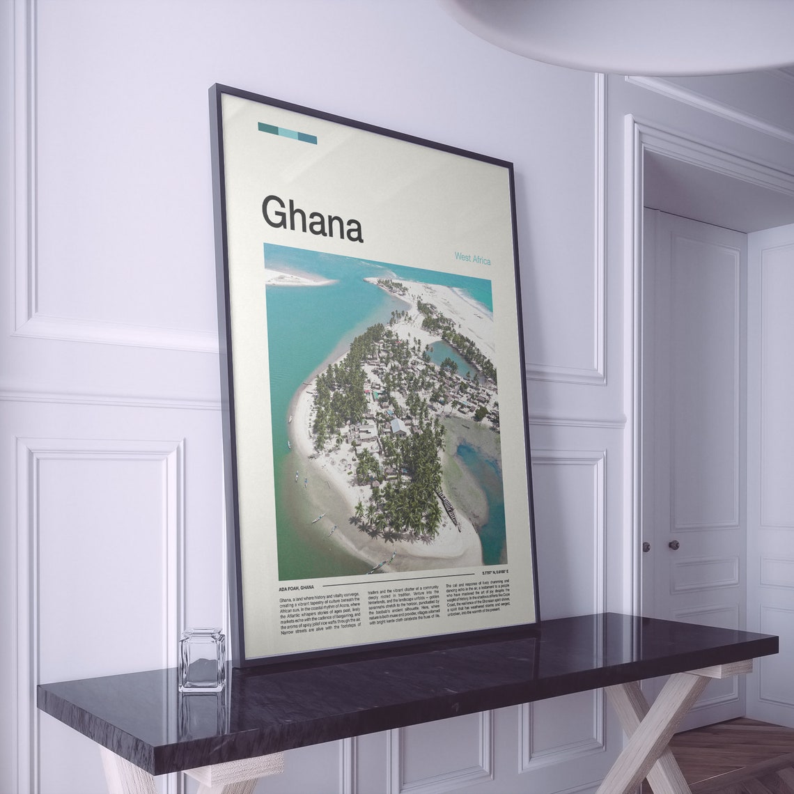 Ghana Print Ghana Poster Ghana Wall Art Ghana Art Print Ghana Photo Travel Poster Traveler Christmas Gift - Image 2