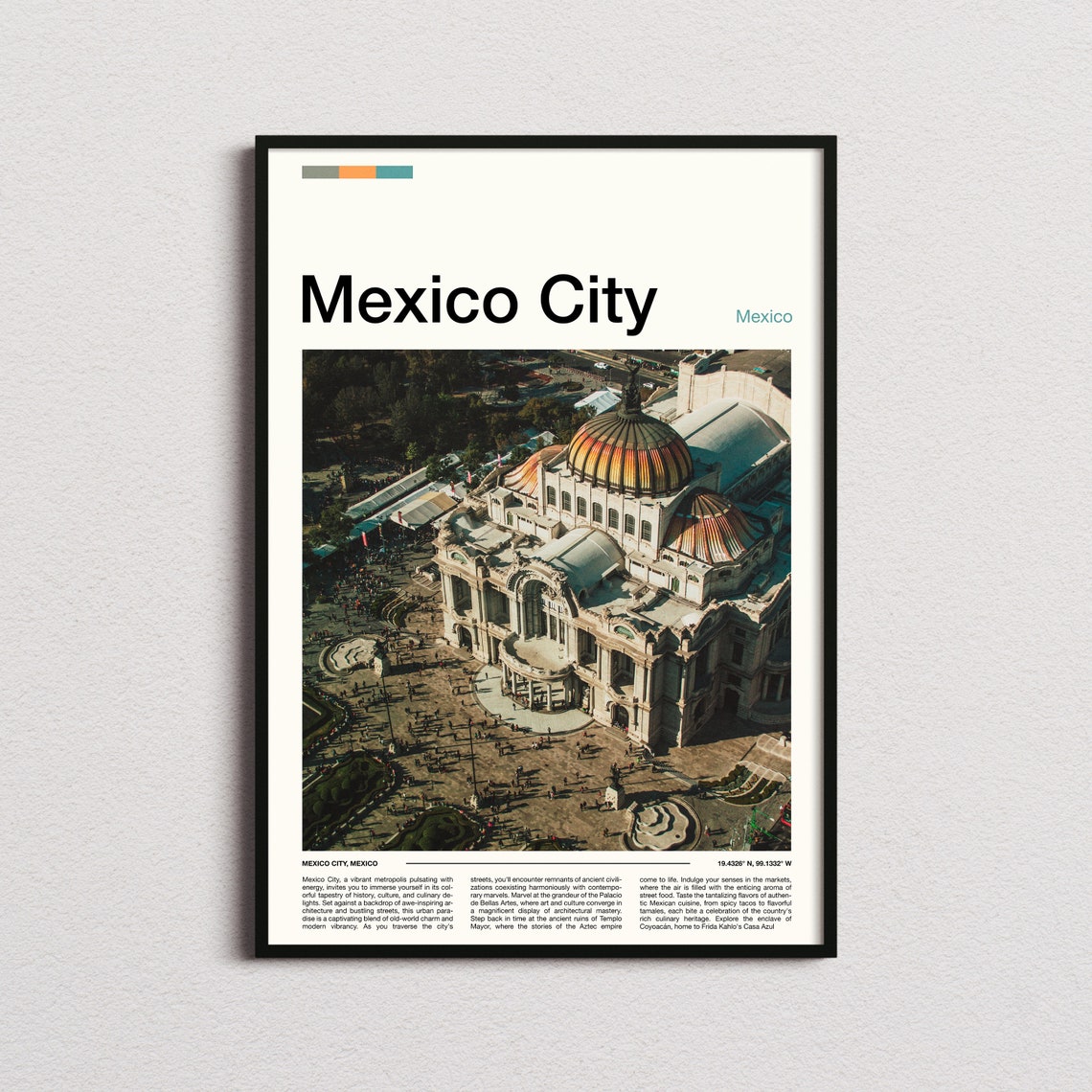Mexico City Print Mexico City Poster Mexico City Wall Art Mexico City Art Print Mexico City Photo