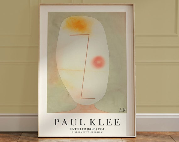 Paul Klee Exhibition Wall Art Print Famous Artist Poster Print Contemporary Art Objects Modern Living Room Decor Unique Gift For Friend