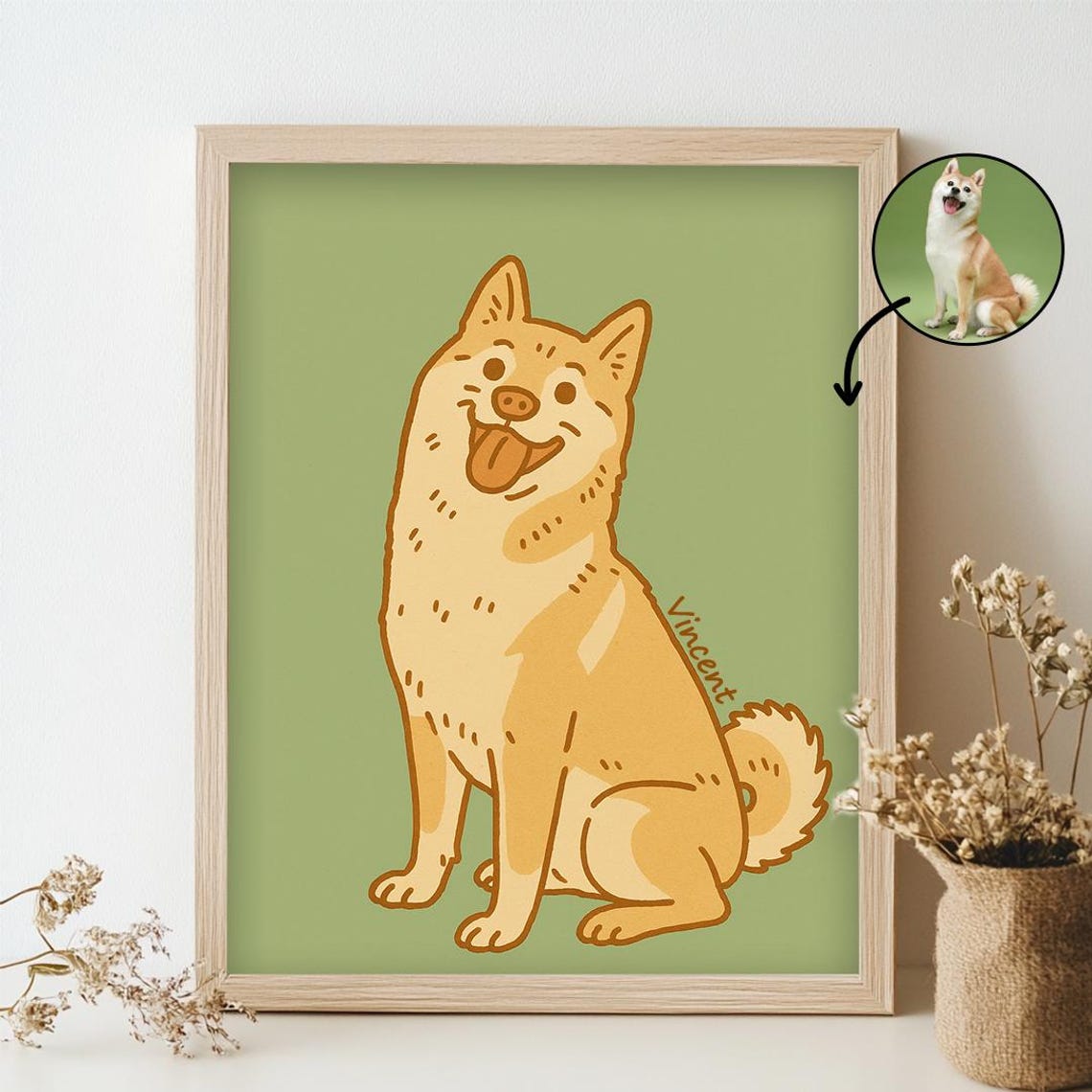 Custom Bad Dog Portrait Funny Pet Lover Gift Memorial Personalized Badly Drawing - Image 5