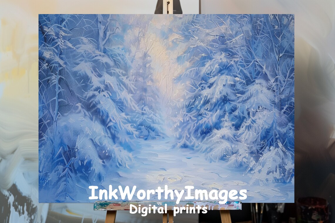 Winter Wonderland - Contemporary Travel Poster