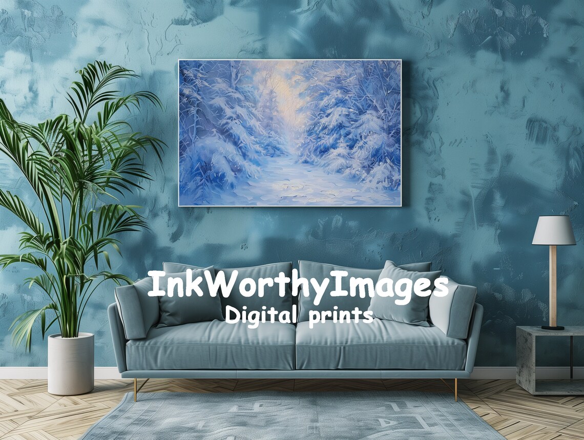Winter Wonderland - Contemporary Travel Poster - Image 2