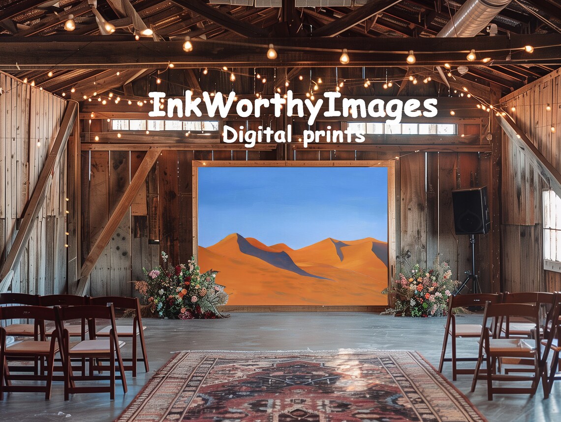 Minimalist Desert Landscape, Abstract Sand Dunes - Image 6