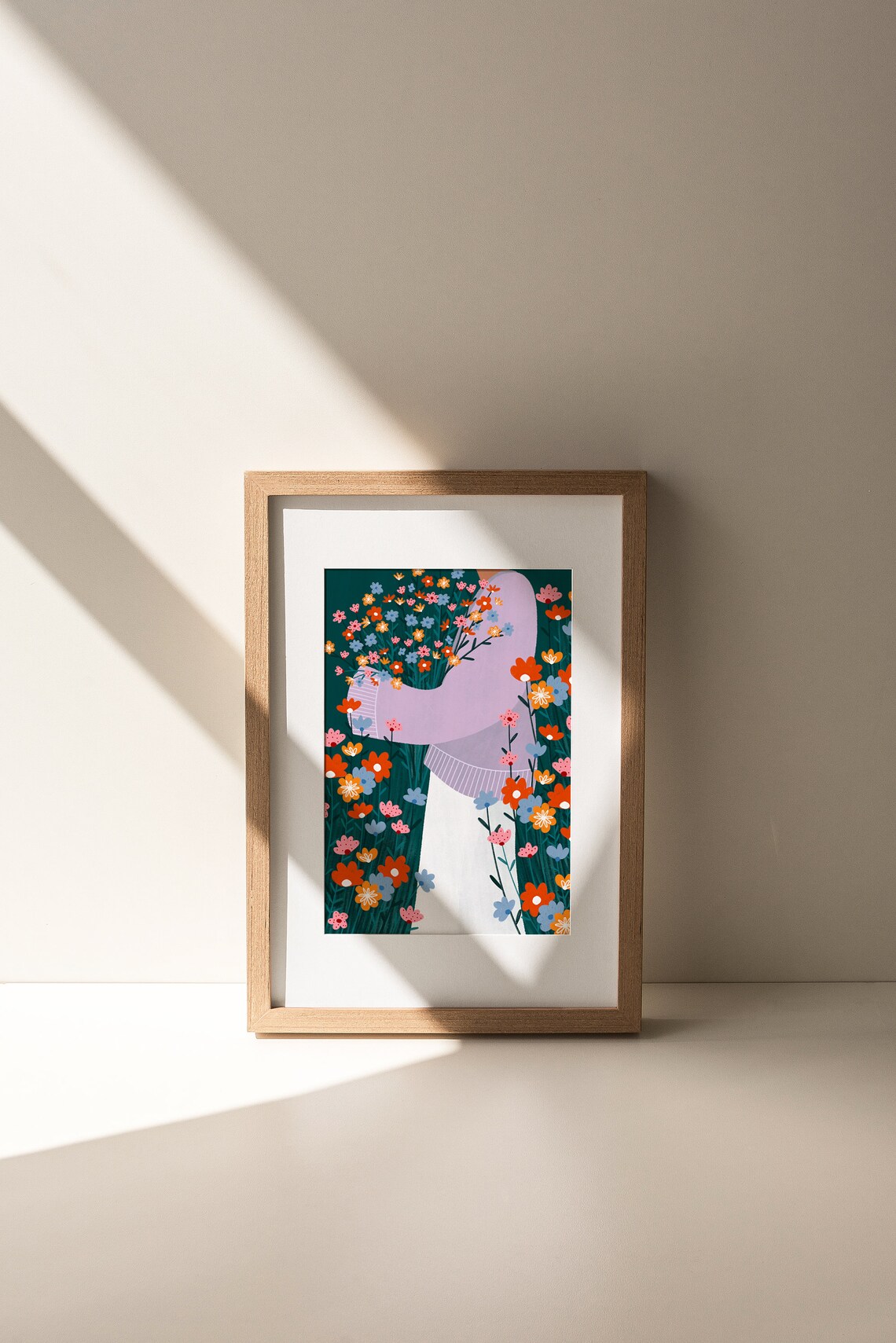 Wildflower Garden Botanical Poster, Vibrant Floral Art - Image 3