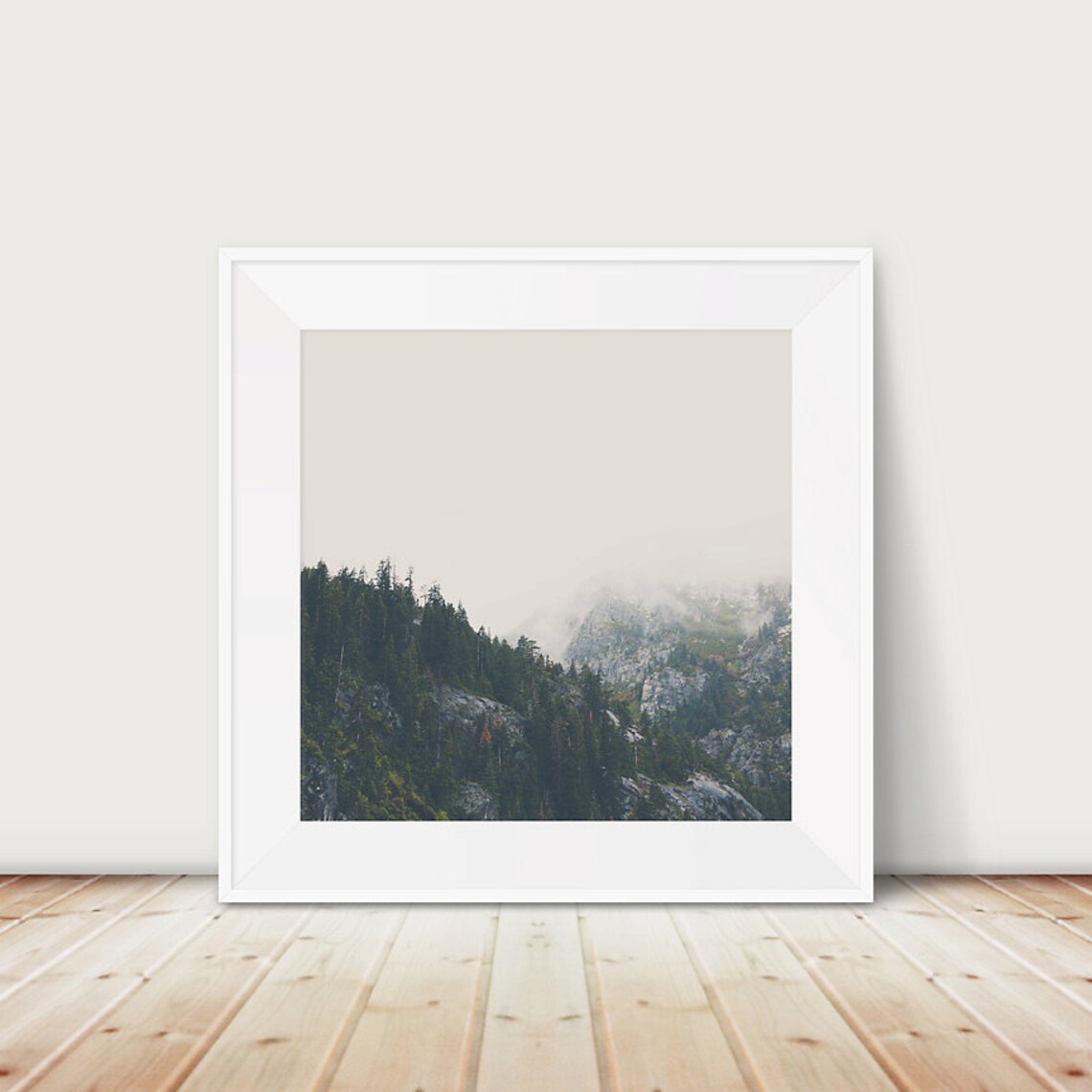Lake Tahoe Travel Poster, Sierra Nevada Mountain Photography