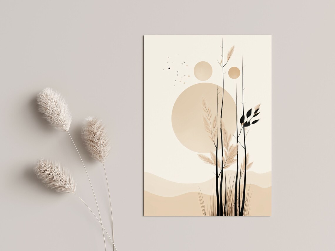 Minimalist Nature Art, Scandinavian Home Poster