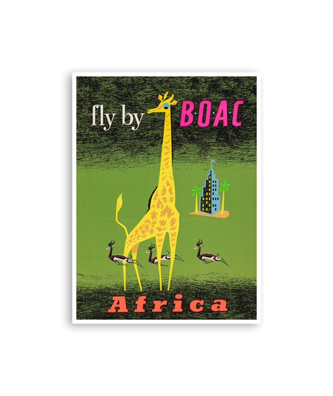 Africa Travel Poster Wall Art Print Xr3160
