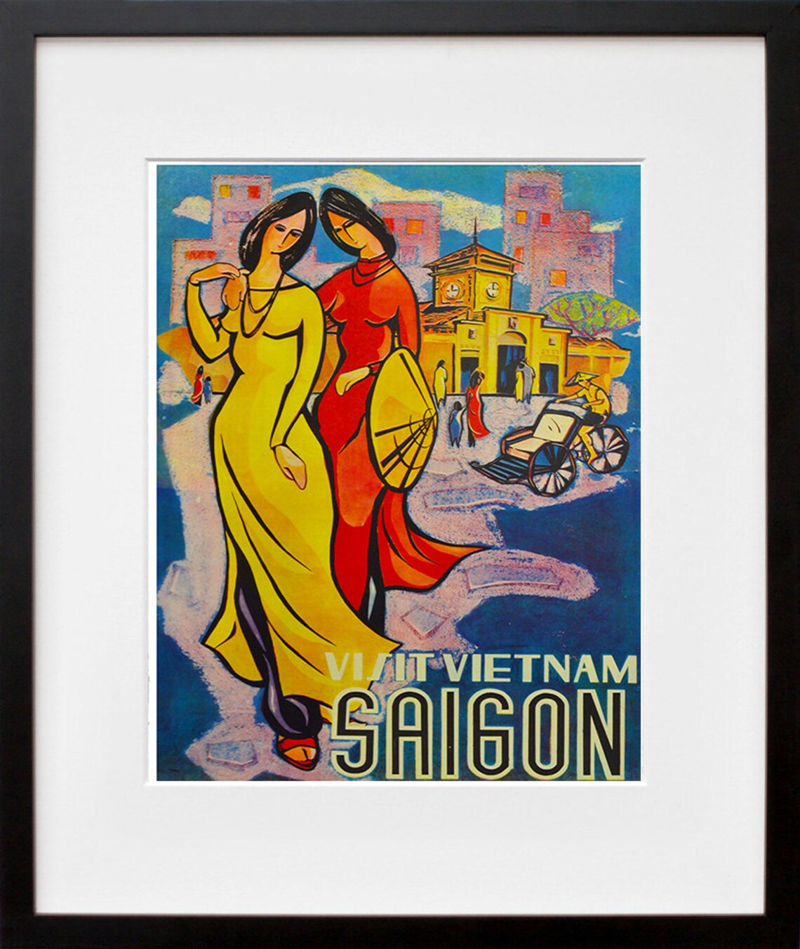 Vietnam Travel Poster, Asian Home Decor Art Print - Image 2