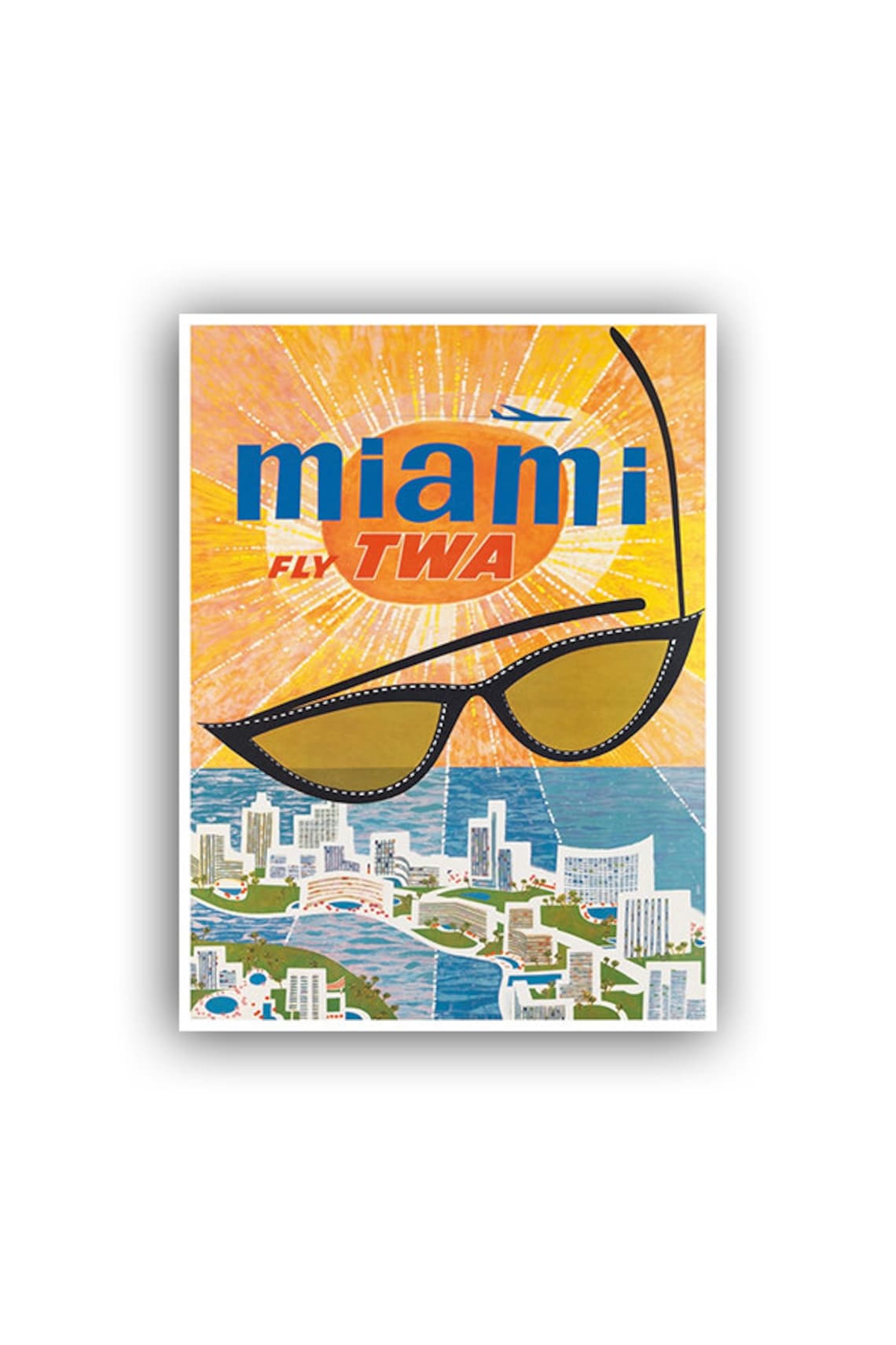 Miami Travel Poster, Florida Travel Poster