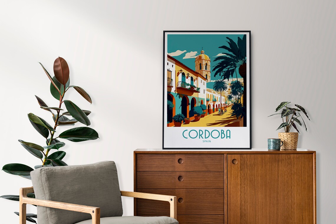 Cordoba Travel Poster, Spain Place-Name Print - Image 3