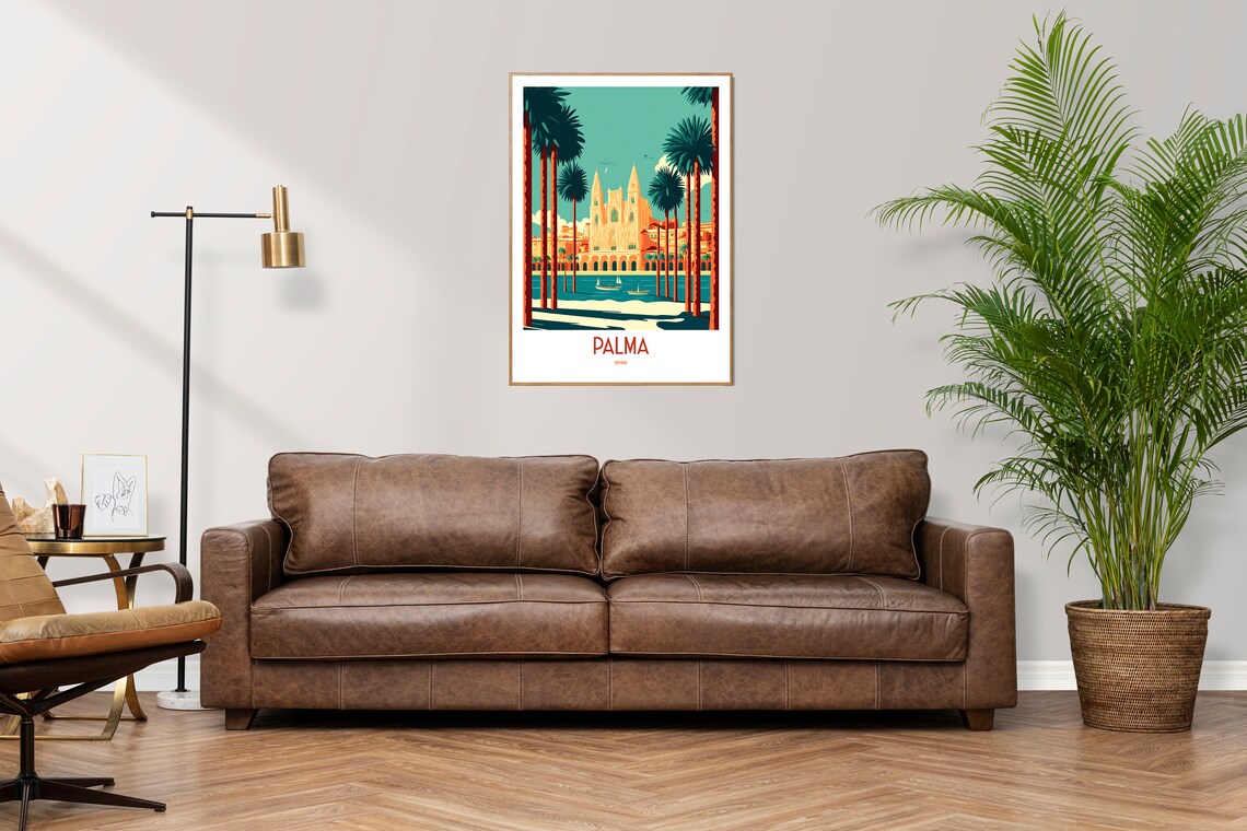 Palma De Mallorca Travel Poster, Spain Travel Print - Image 4