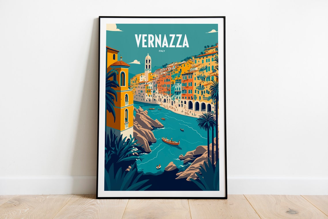 Cinque Terre Vernazza Cinque Terre Print Vernazza Print Cinque Terre Art Vernazza Italy Vernazza Poster Italy Poster