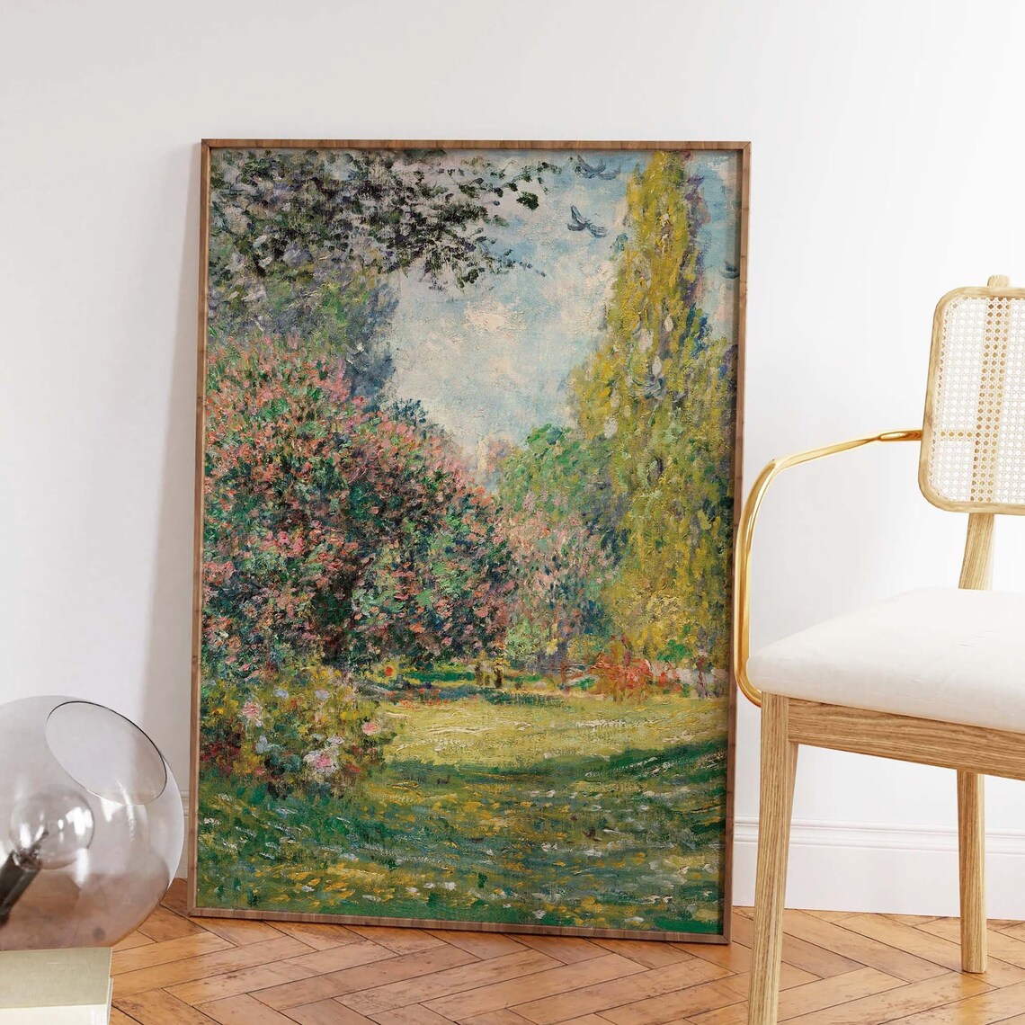 Claude Monet Garden Impressionist Landscape Painting Wall Poster - Image 5