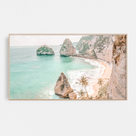 Tv Frame Art Bali Beach Indonesia Tv Art