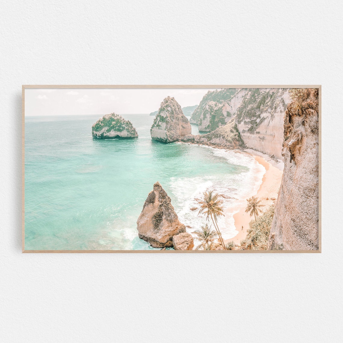 Tv Frame Art Bali Beach Indonesia Tv Art