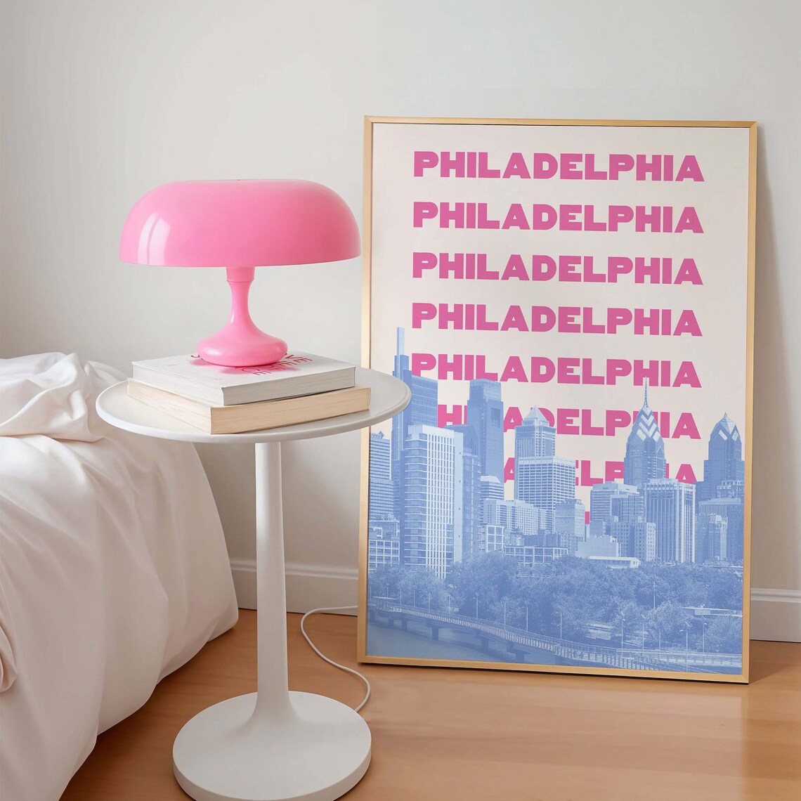 Philadelphia Travel Print Art, Trendy Wall Art - Image 4
