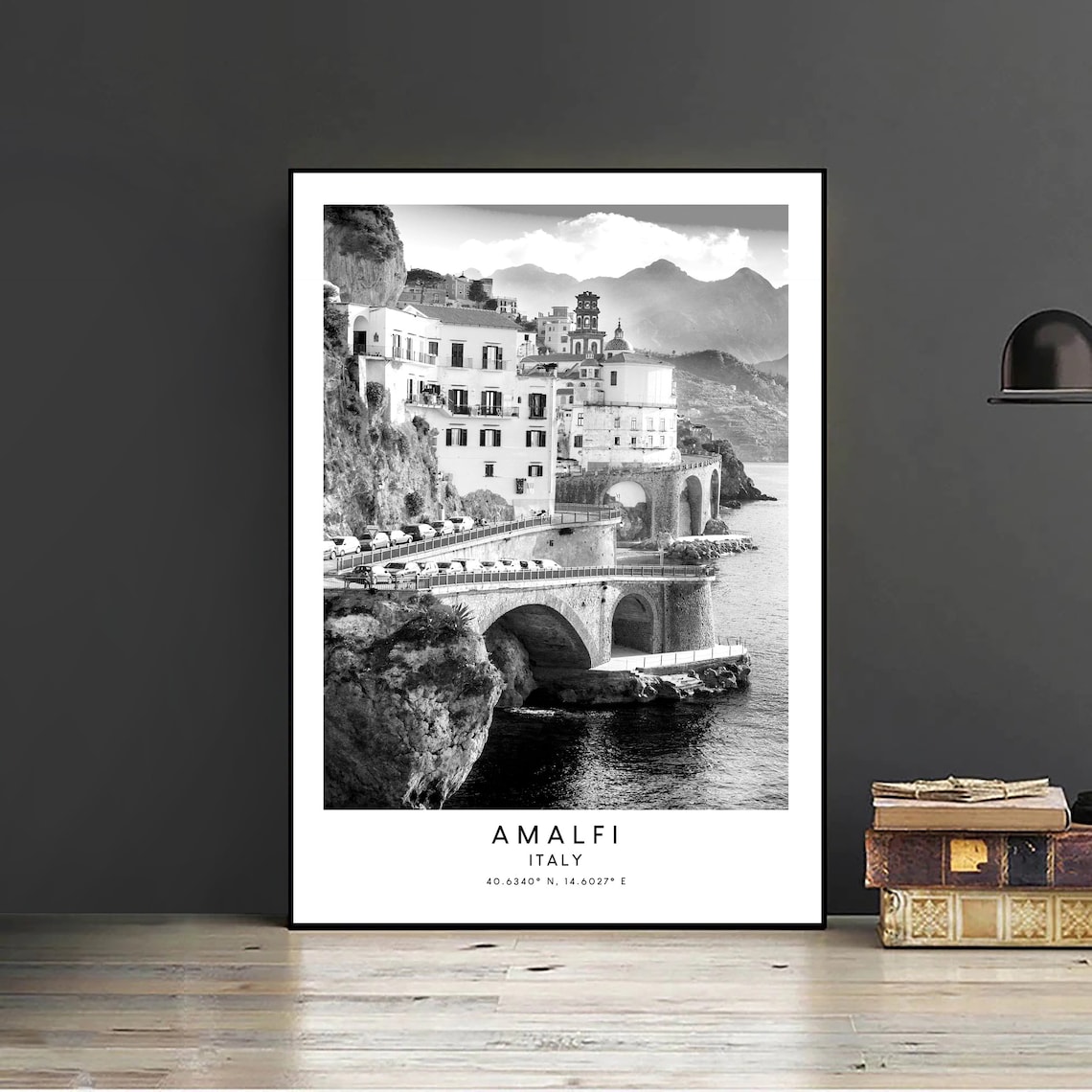 Amalfi Italy Minimalist Travel Poster, Home Decor - Image 2