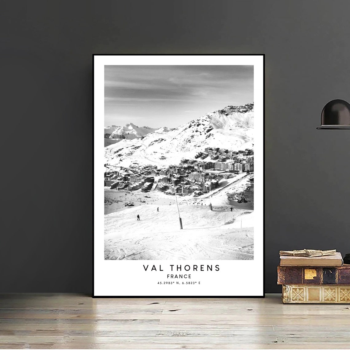 Val Thorens Minimalist Travel Poster Art Print - Image 2
