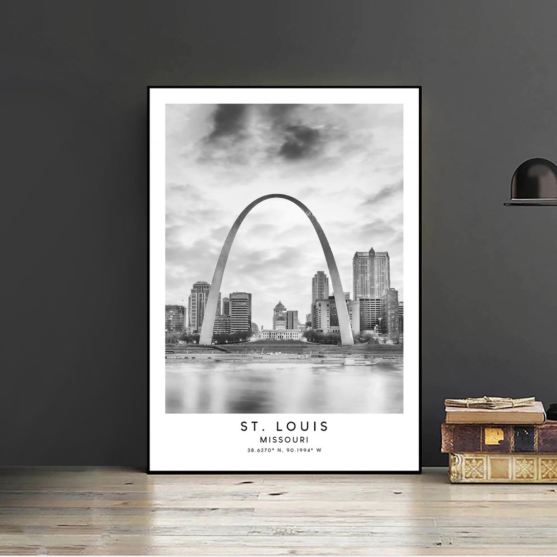 St Louis Missouri Minimalist Travel Poster Print - Image 2