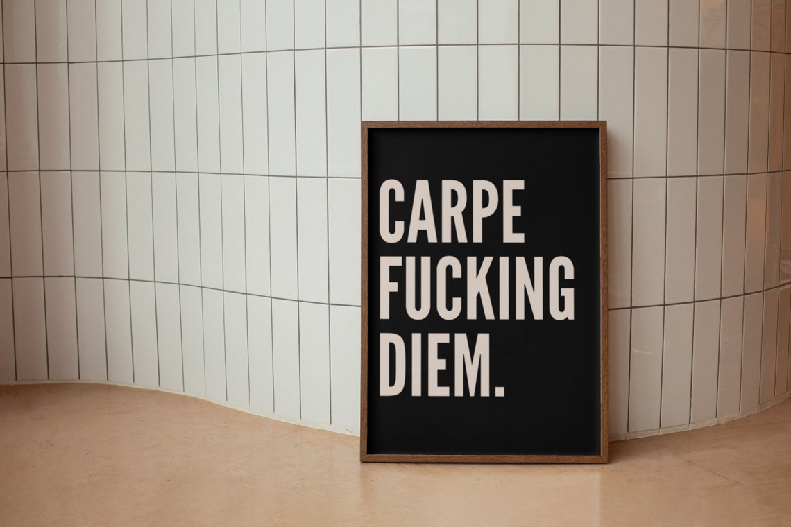 I Used To Care But I Take A Pill For That Now Funny Art Poster - Image 4