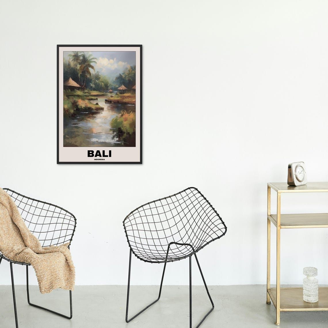 Bali Travel Poster, Scenic City Painting - Image 3