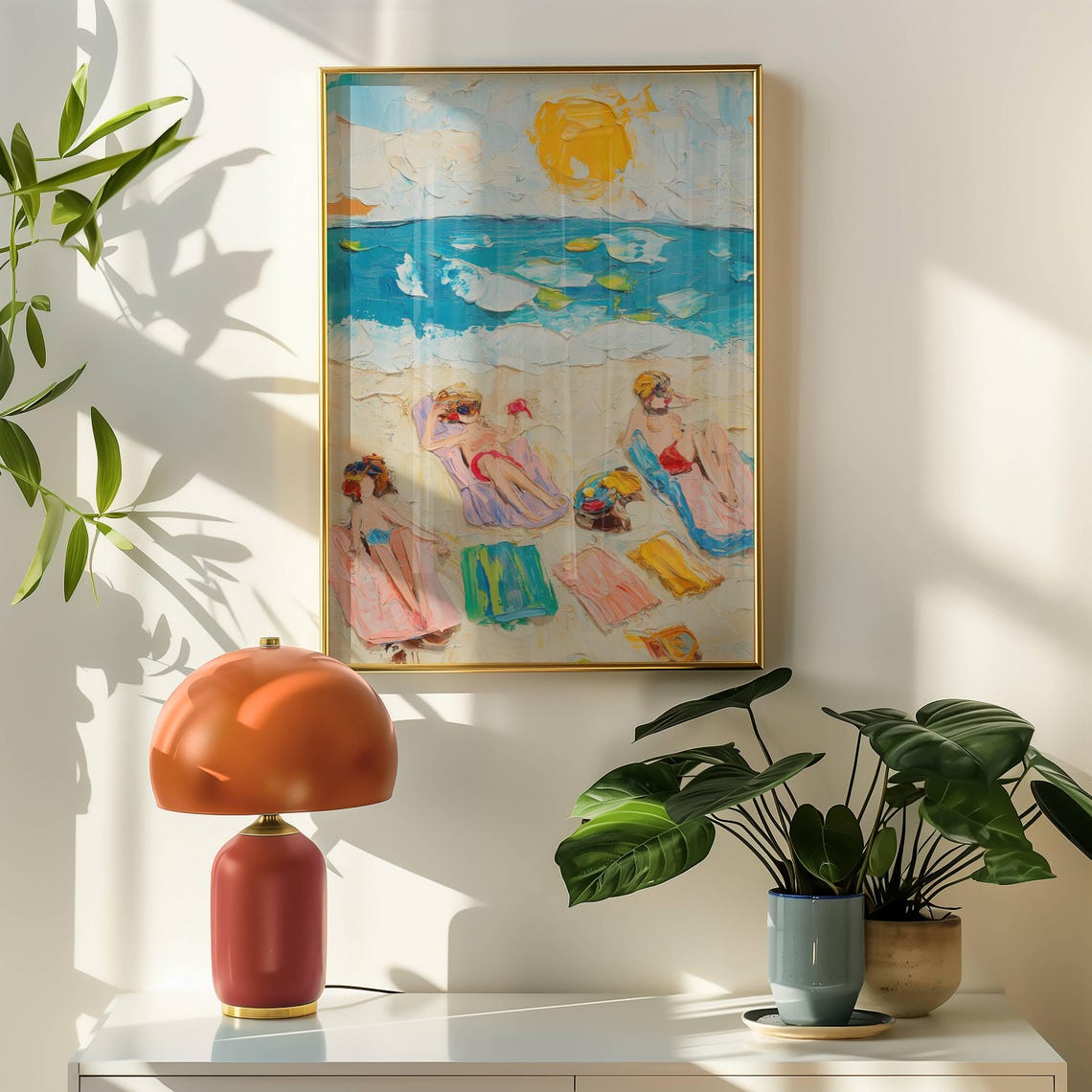 Boho Beach Coastal Poster, Ocean Tropical Decor - Image 3