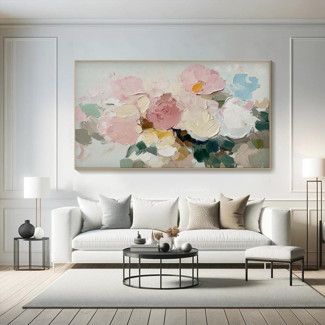 Abstract Floral Peony Art Print, Modern Botanical - Image 2