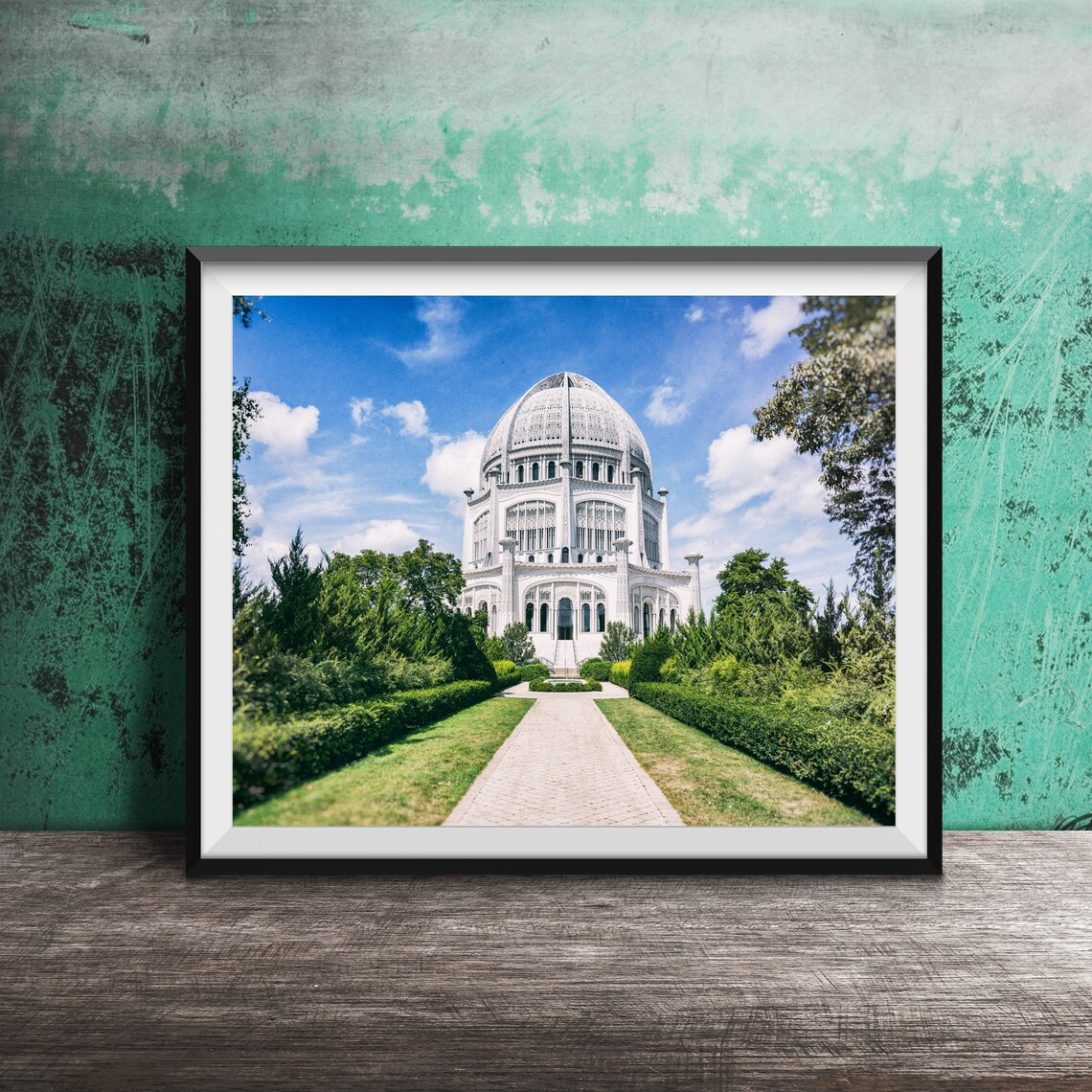 Bahai House of Worship White Dome Wilmette Illinois Photo Poster